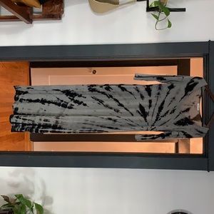 Calvin Klein grey tie dye dress